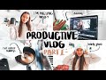 *productive* day in my life (PT. 1) | EXCITING ANNOUNCEMENT, opening packages, zoom classes & more!