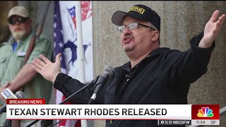 Texan Stewart Rhodes released from prison after Trump commutes sentence | NBCDFW