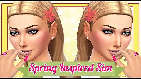 The Sims 4: Spring Inspired Sim - Aurora Kurtz - Create A Sim (CAS) Collab // Classycal