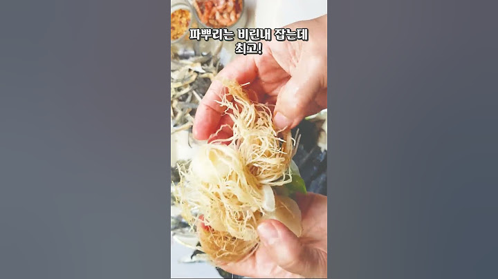 1년동안 입이 즐거운 김장 김치 육수 만드는 법!