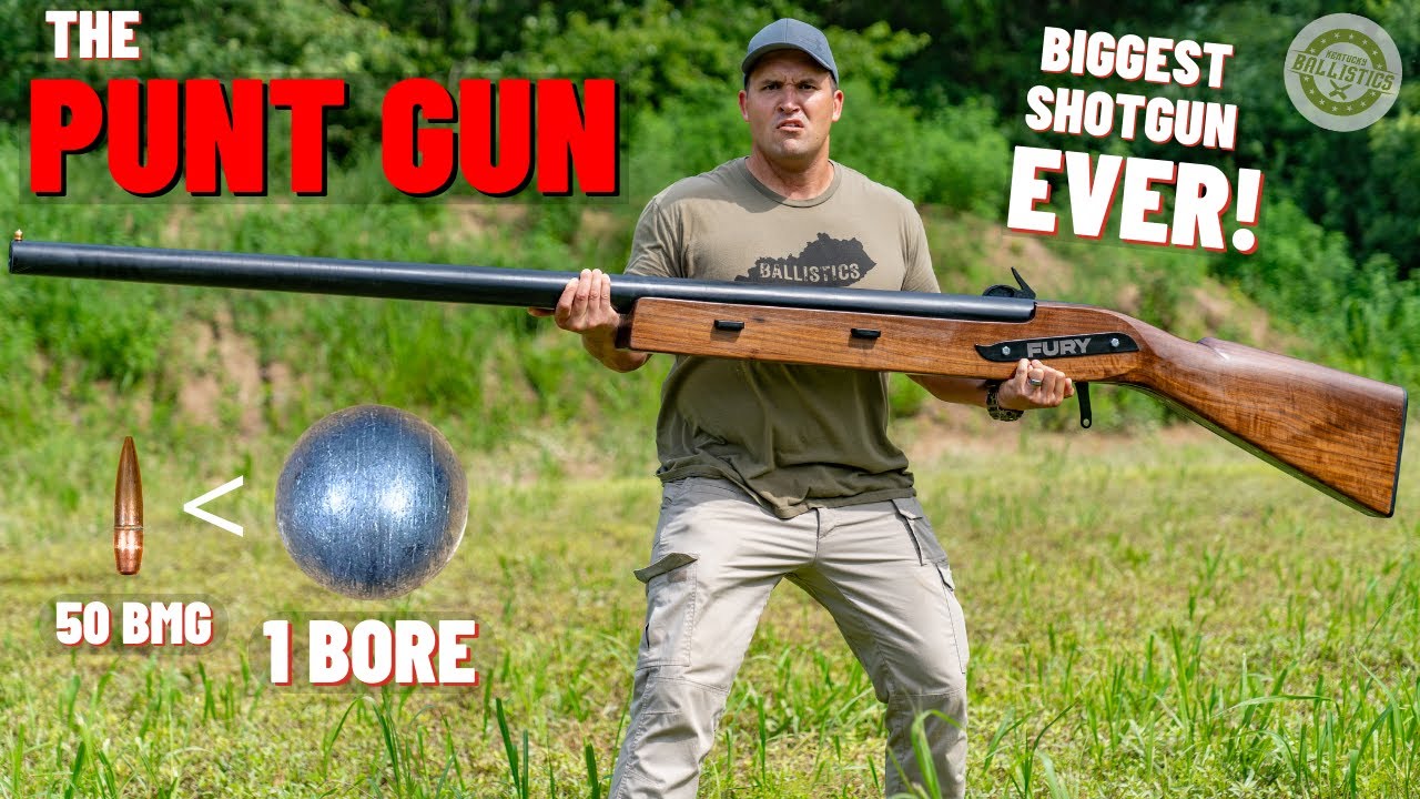 ⁣THE PUNT GUN (The Biggest Shotgun EVER !!!)