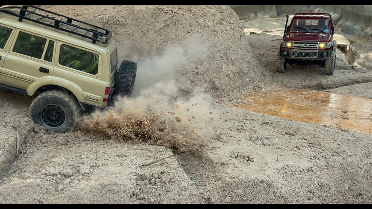 Best RC Crawler Obstacle Course in Sand | Off-Road Action