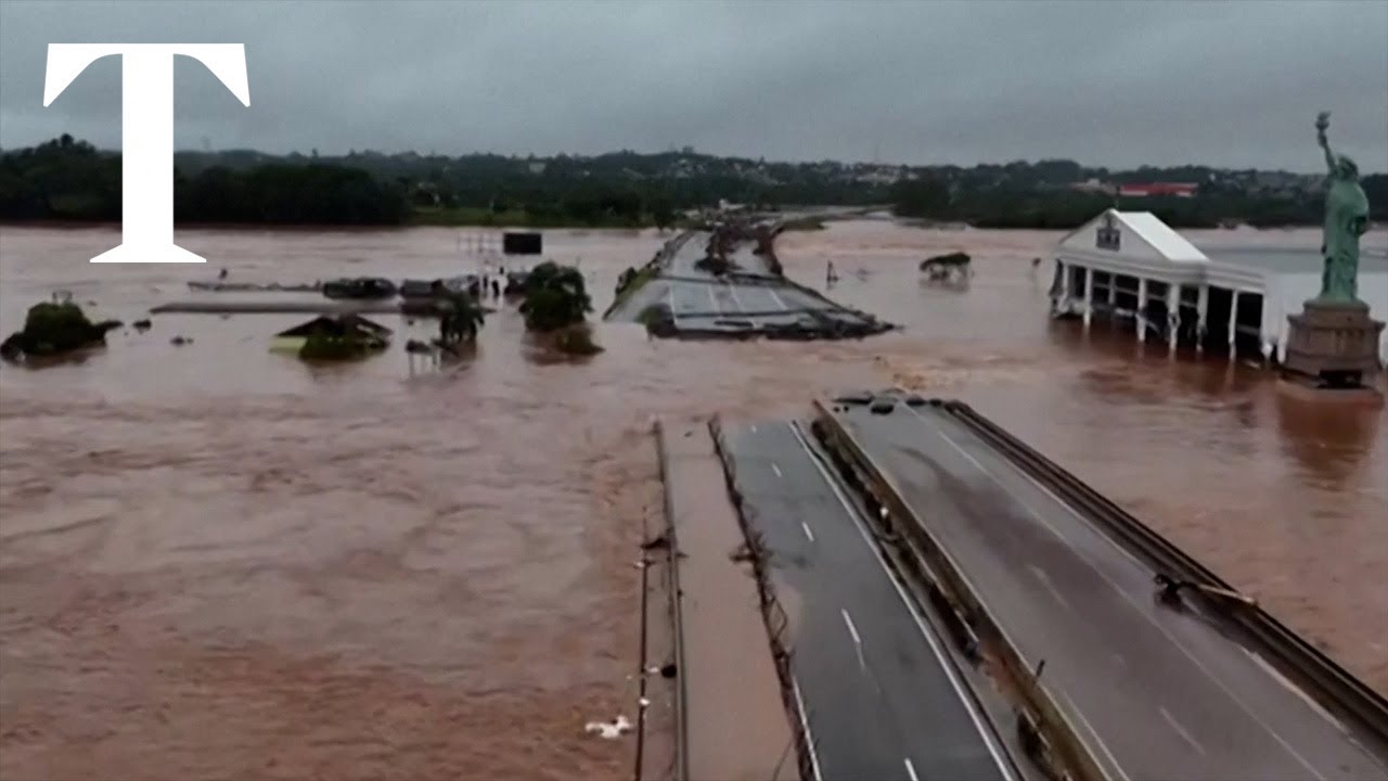 Death toll from rains in southern Brazil climbs to 56 - YouTube