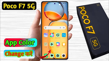 poco f7 app color change, poco f7 app icon color change
