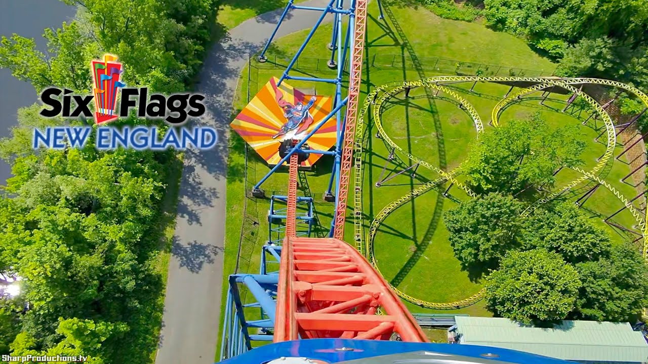 Superman POV at Six Flags New England