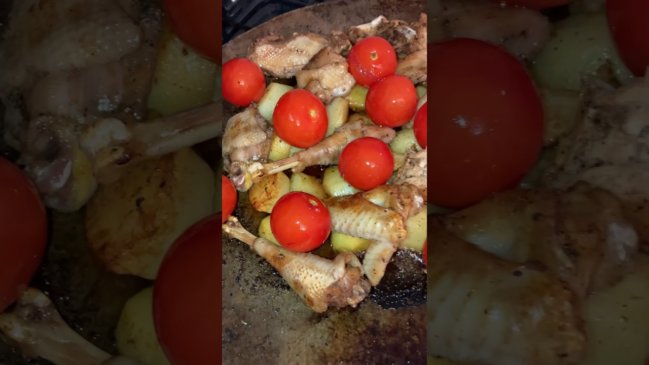 Sacda toyuq hazırladım 😍