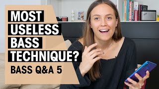 Most Useless Bass Technique? | Bass Q&A 5 | Thomann