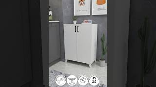 Bofigo 4 Raflı Çok Amaçlı Dolap Çok Amaçlı Mutfak Dolabı Banyo Dolabı Ceren