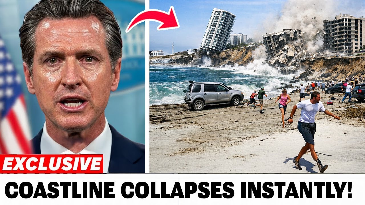 California Governor Stunned as Coastline COLLAPSES in Seconds — "This Should Not Be Happening"