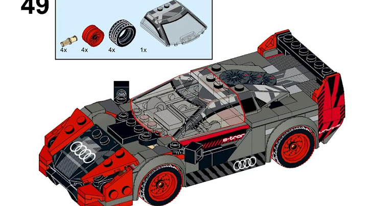 LEGO® 76921 Alternate Build Audi S1 E-tron Quattro Race Car Speed Champions Audi A40