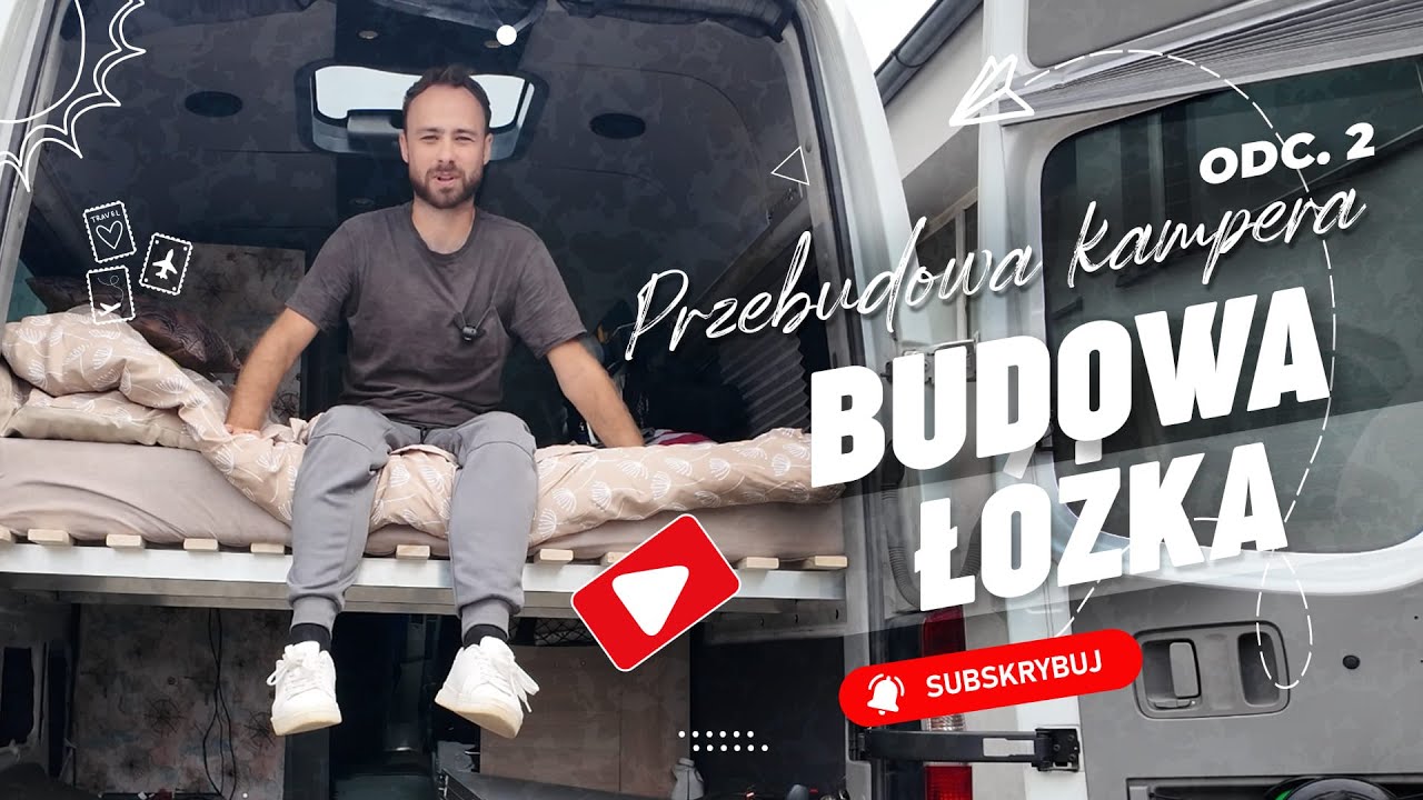 👉 Budujemy Łóżko w Naszym Kampervanie! Przebudowa Kampera - odc. 2