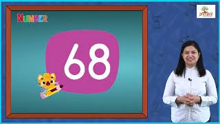 Number-68 Page No-38 Number Book 1 - 100 Gurukul Kidz