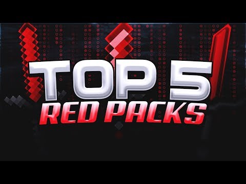 Top 5 BEST RED Packs For Minecraft SKYWARS! (FPS)