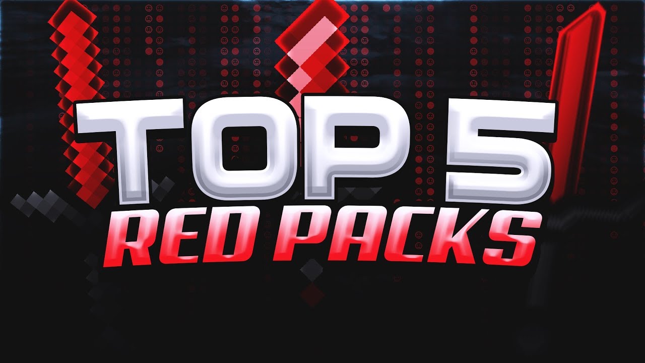 Top 5 BEST RED Packs Minecraft SKYWARS! (FPS) - YouTube