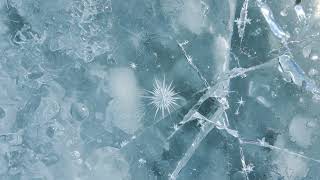 Frozen Ice Crystal 4K - Delicate Snowflake Patterns | Free No Copyright