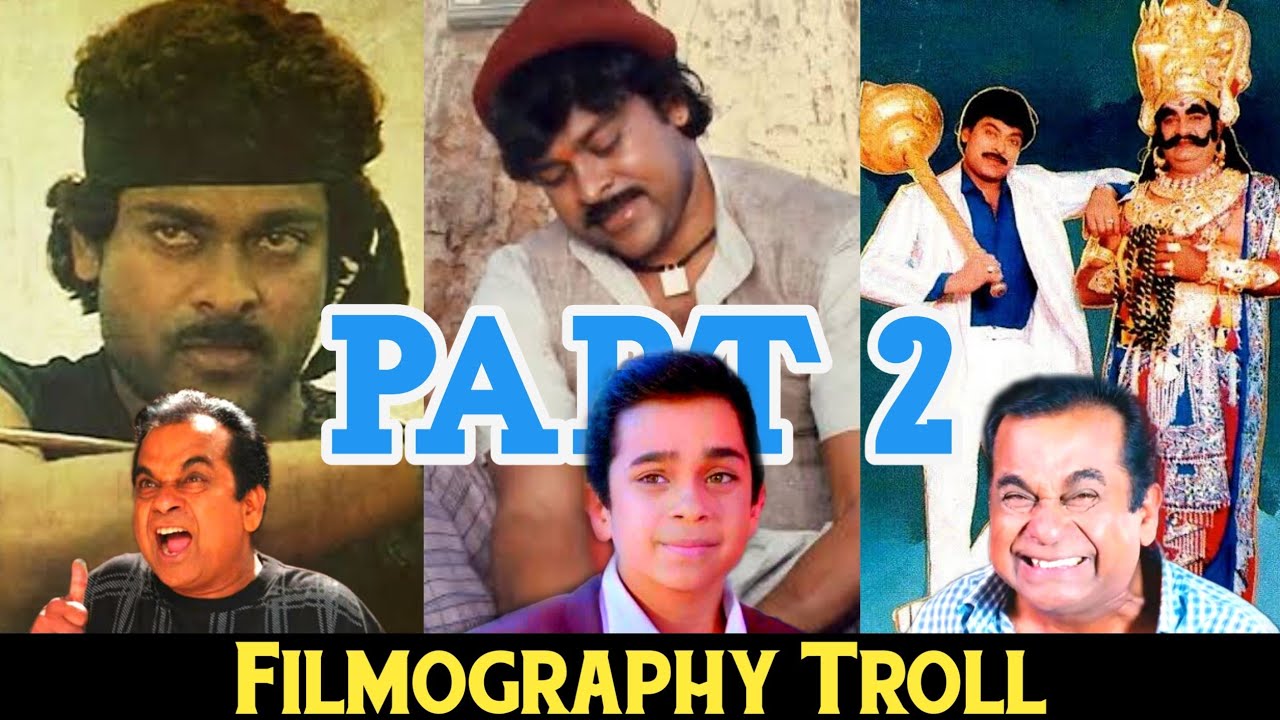 Mega Star Chiranjeevi Filmography Troll Part 2 ( Aalaya Sikharam - Lankeswarudu )