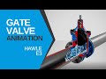 Gate Valve Animation [Hawle E3 Gate Valve] | EN