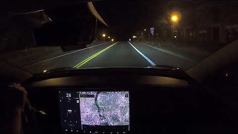 Tesla - Speed Assist Test #1 - 2020.36.3.1