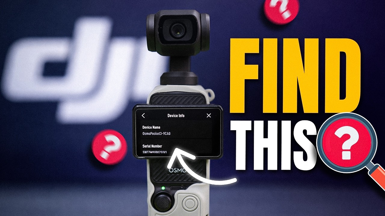 How to Find DJI Osmo Pocket Device Info | Fix DJI Osmo Pocket