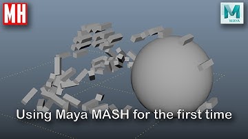 How to use MASH dynamics in Maya 2018 for the very first time