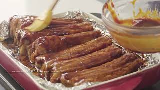 Sampo壓力烤箱 蜜汁辣烤肋排