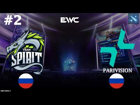 НАГА ОТ ЯТОРО ПРОТИВ КЕЗА САТАНИКА! | Spirit vs Parivision #2 (BO2) EWC DOTA