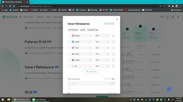 Kucoin Smart Rebalance Trading Bot & Tips For Traders Hindi Tutorial