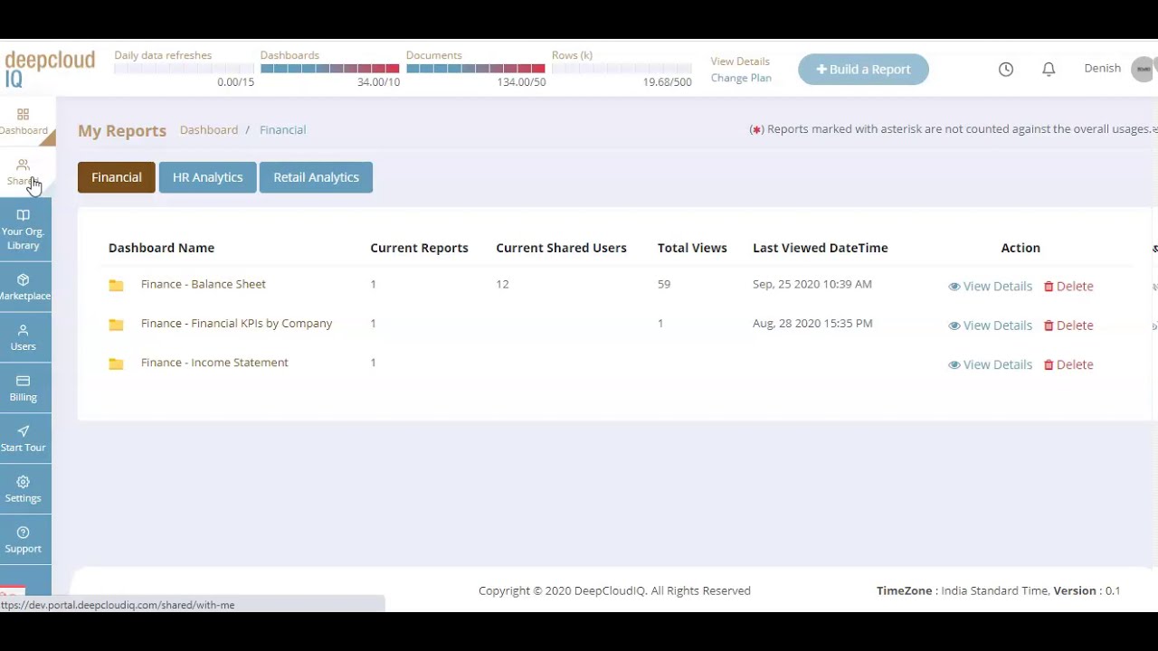 How To View Shared Dashboard - YouTube