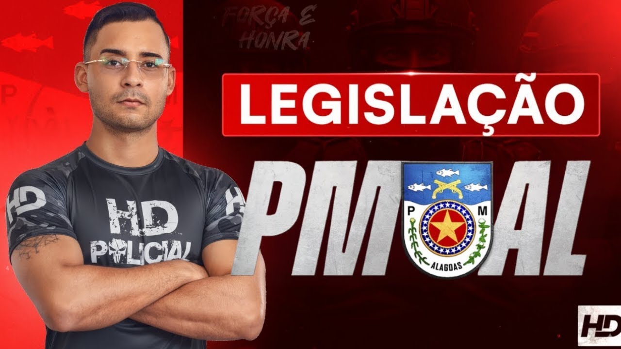 Aula de Legislação da PMAL com resolução de questões padrão CEBRASPE (CESPE) | HD Cursos