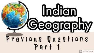 LDC-VEO kerala Psc Previous Questions Indian Geography   solved question paper Part 1