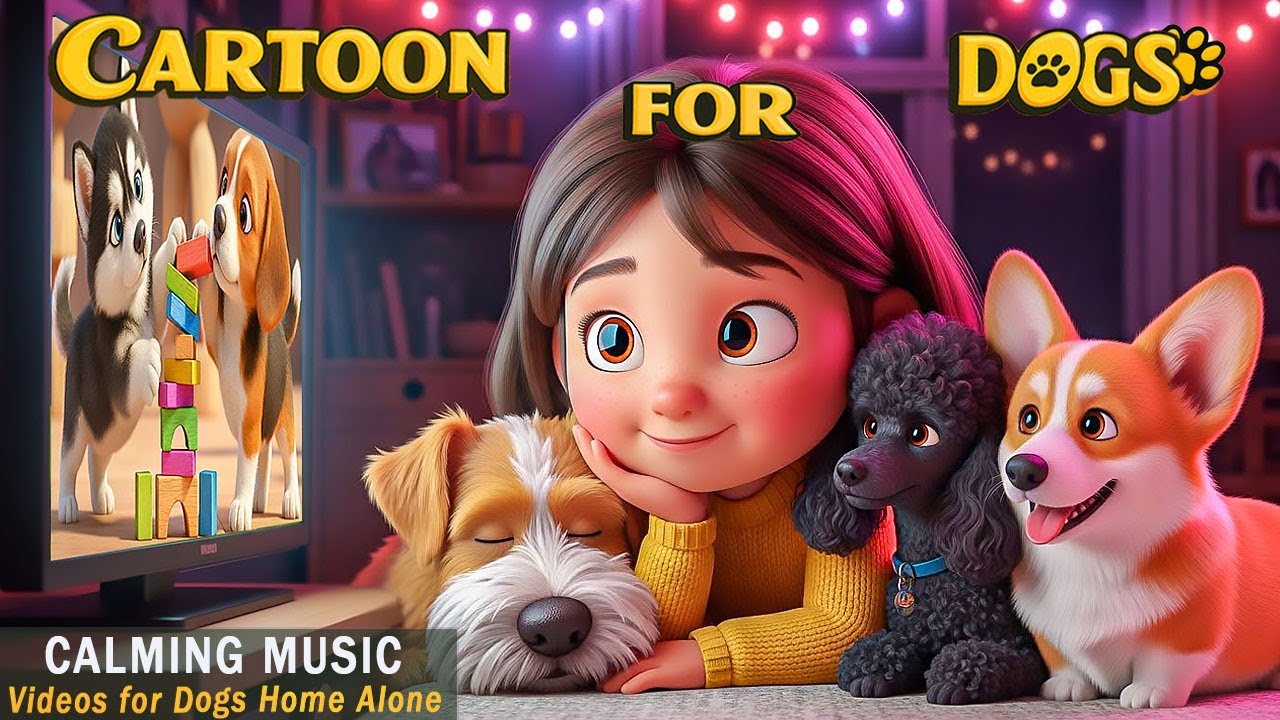 Dog Cartoons for Dogs: All-Day Anti-Separation Anxiety TV for Dogs 2026 🐶 Videos For Home Alone Dogs