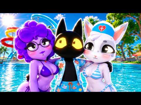 Secret Agent Spent 24 HOURS At The WATER PARK with the Animal Hospital VR GIRLS