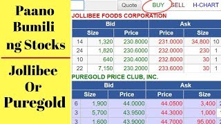 Paano Bumili ng Stocks ng Puregold / Jollibee sa COL Financial  For Beginners