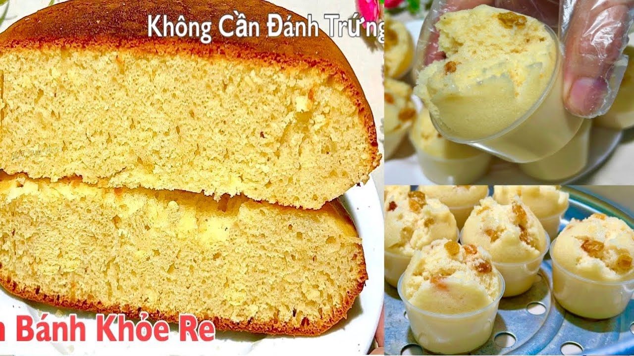 2 Món Bánh Này Ngon Làm Cực Kỳ Dễ, Không Cần Đánh Trứng, K Ủ Men- Steamed & baked cakes