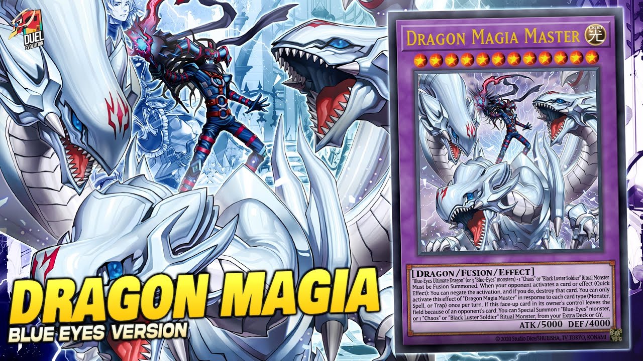 Deck Dragon Magia Master BlueEyes Version EDOPRO Replays 🎮
