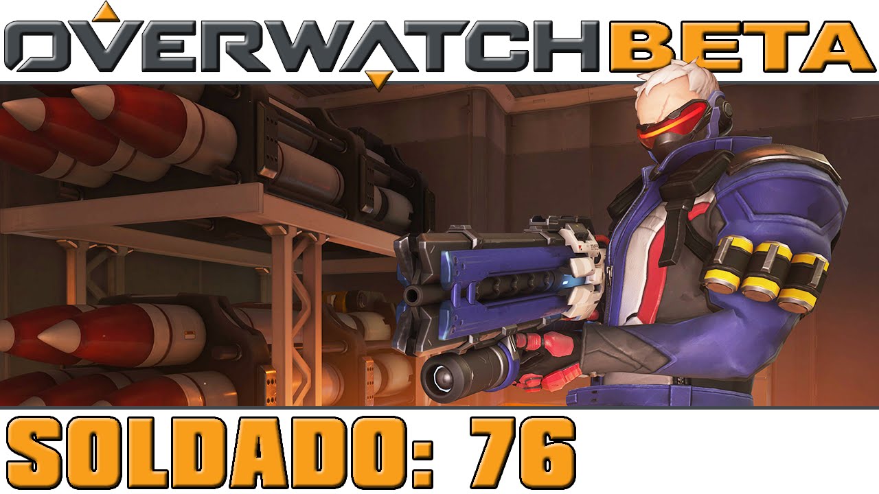Overwatch - BETA - Soldado 76 [60 FPS] - YouTube