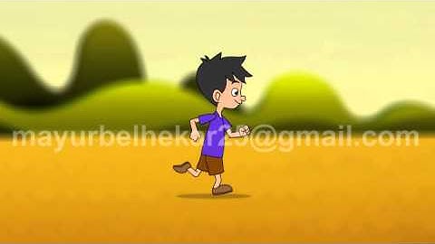 2 leg boy Flash Animation Run Cycle - Tutorial