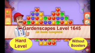 Gardenscapes Level 1645 - [2021]  solution of Level 1645 on Gardenscapes [No Boosters] screenshot 4