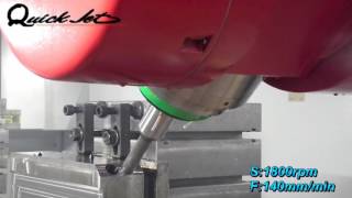 Quick Jet Machine AV-3016 AC7 D26鑽孔 5-Axis Gantry Machine