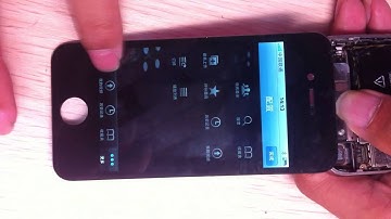 AAA+ class iphone4/4s lcd with digitizer test video