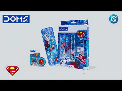 The Sound of a Hero | DOMS Superman Stationery Kit ASMR #shorts