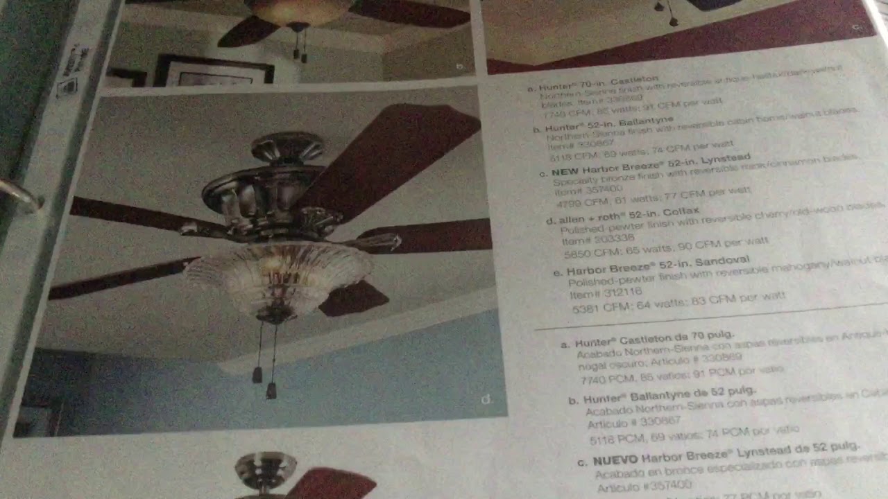 Ceiling Fan Lowe S Catalog 2012 Youtube