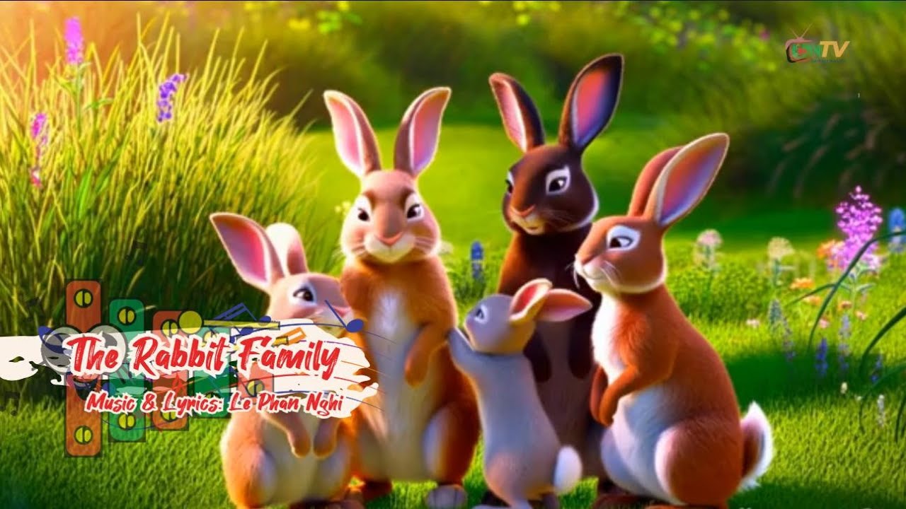 The Rabbit Family! #LearningWithKids #KidsExplore #Children'sMusic # ...