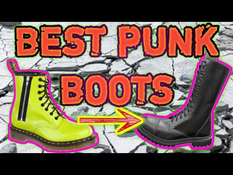 【INCHANT ME】Middle Crack Round Boots BEST PUNK BOOTS! (Ranking Boot Brands) - YouTube