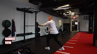 Banded Throwing Warm Up for Baseball Players