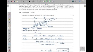 9709/42/F/M/24 -- QN 6 (CONNECTED PARTICLES) -- MECHANICS MATHEMATICS PAPER 42 FEB/MAR 2024