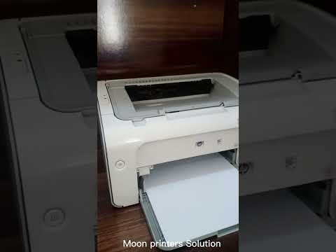 HP LaserJet P1102 Test Page