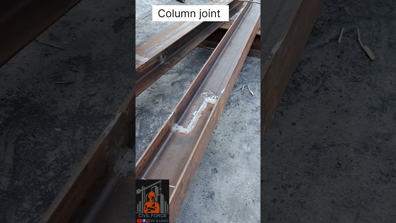 Z type joint in column. 