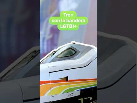 Uno de nuestros trenes AVE ya está circulando por toda España con un vinilo muy especial 🏳️‍🌈