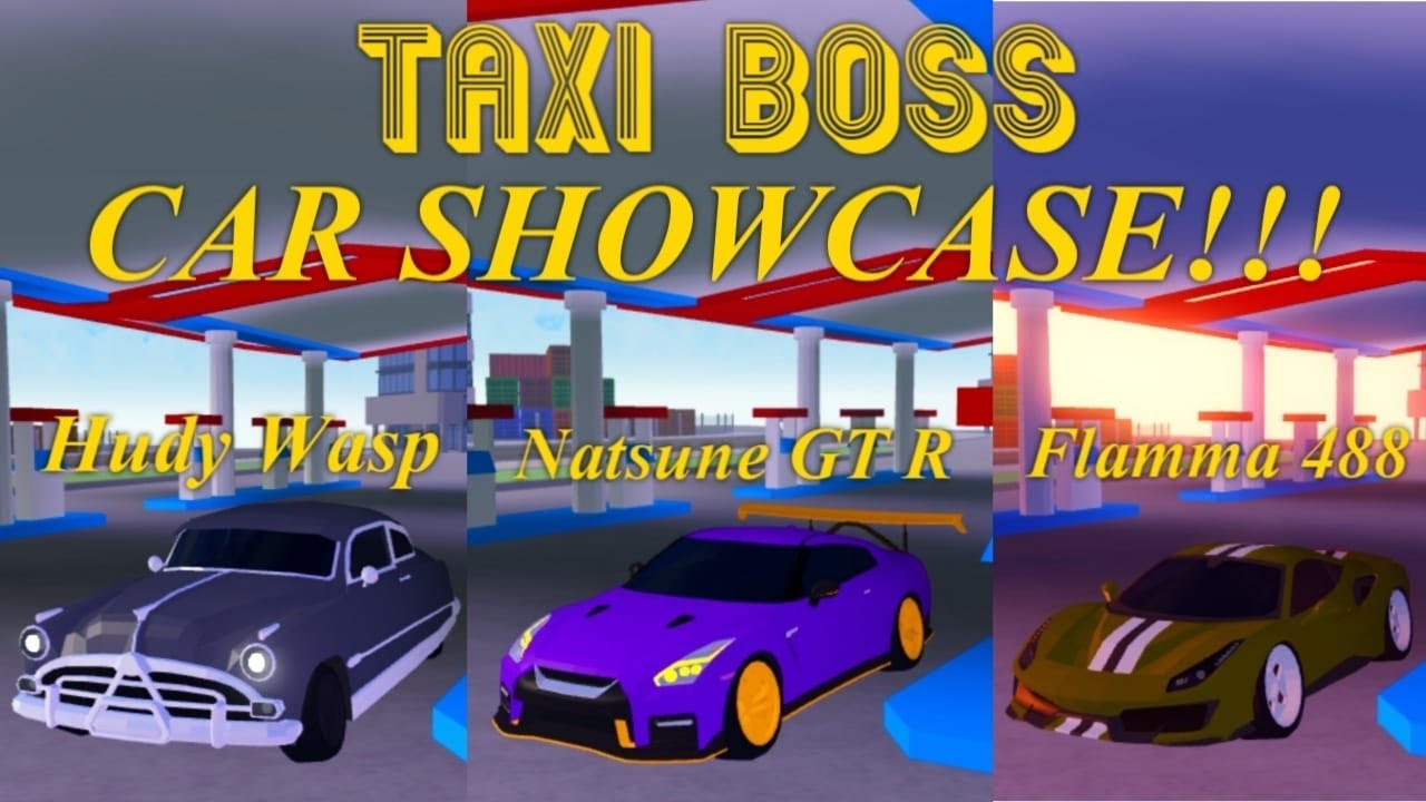 Roblox Ep#89 || Taxi Boss (Hudy Wasp, Natsune GT R and Flamma 488